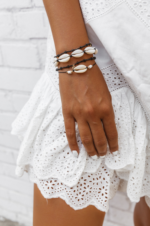 bransoletka z muszelkami