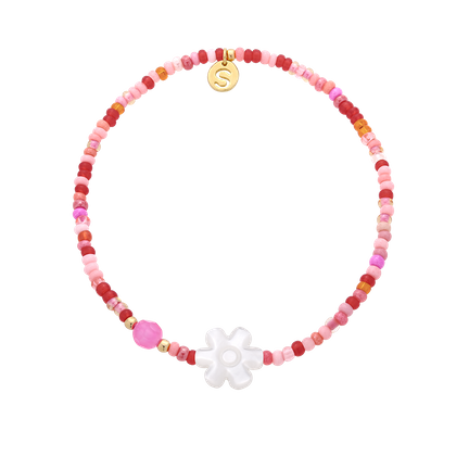 bransoletka z kwiatkiem